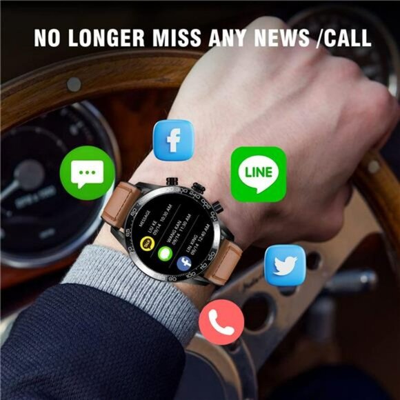 Smart Watches for Men, Fitness Tracker with GPS and Pedometer - Picture 2 of 9